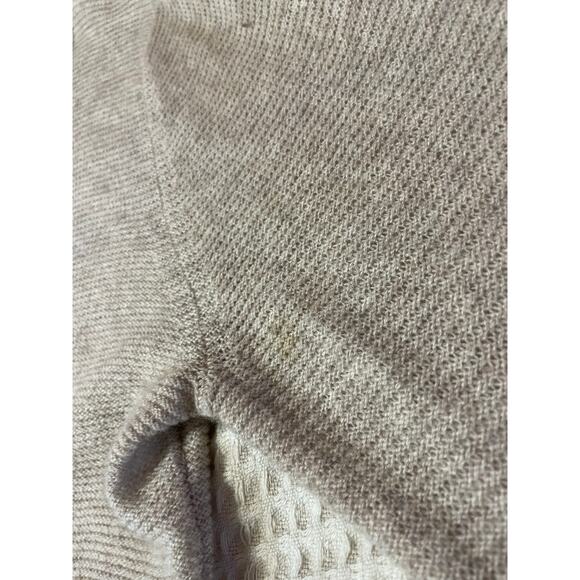 Philippe Le Bac Cashmere Gray/Tan Asymmetrical Hem Pull On Knit Sweater 3 (L) - Picture 5 of 14